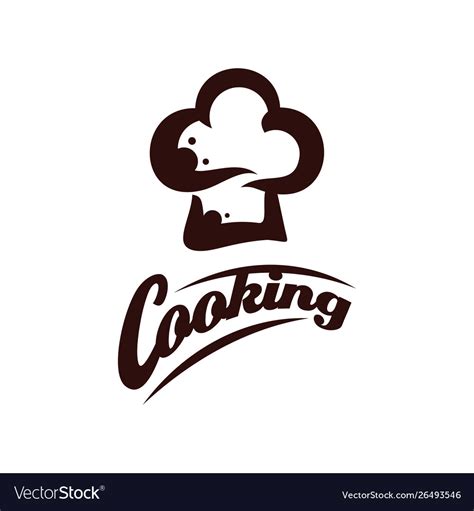 Chef Logo Design Cooking Logo Template Bakery Vector Image