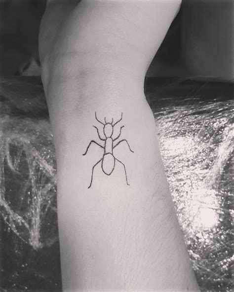 I'm an absolute convert to ants work and will continue to be getting inked by him for many years to come. Ant tattoo #boscardink | Ant tattoo, Tattoos, Geometric tattoo