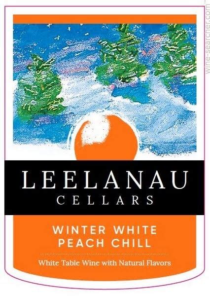 Leelanau Cellars Winter White Peach Chill Lee