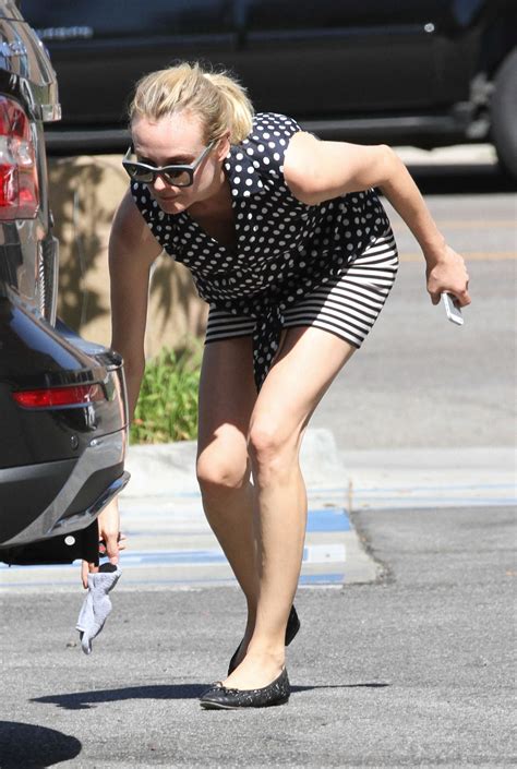 Diane Kruger In Mini Skirt Out In West Hollywood Gotceleb