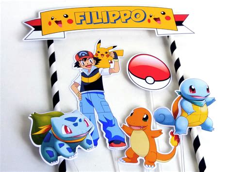 Topo De Bolo Pokemon Elo7 Produtos Especiais