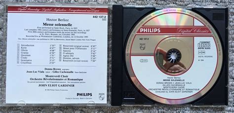 Berlioz Messe Solennelle John Eliot Gardiner Philips Cd 442 137 2 Ebay