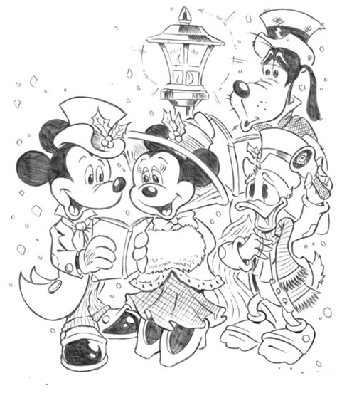 Enjoy coloring this donald duck christmas coloring page for kids with the colors of your choice. Disney Christmas Donald Duck And Friends Coloring Pages ...