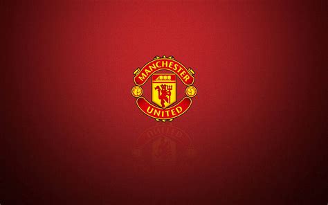 Download Manchester United Logo Football Mark Wallpaper