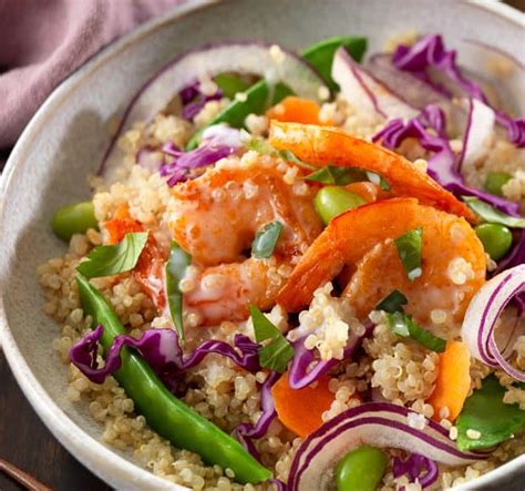 Thai Shrimp And Coconut Quinoa Bowl And More One Bowl Meals Kitchen