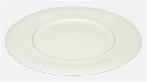 Delight Plate Flat Round With Rim Bhs Tabletop