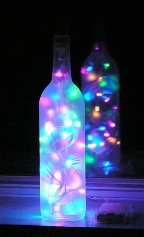 30 Christmas Lights Decorations With Glass Bottles Decoration Love