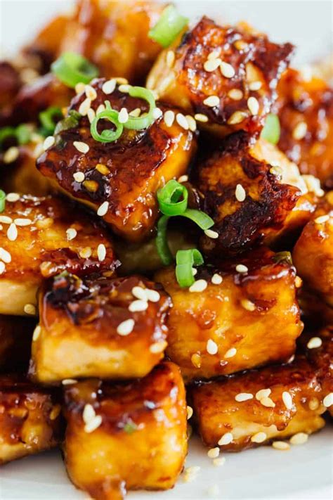 Sesame Garlic Fried Tofu Recipe Table For Two
