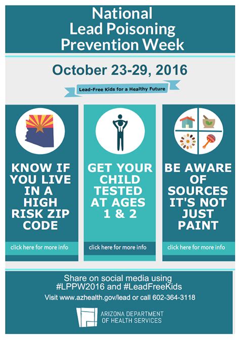 Lead Poisoning Prevention Week Helps Families Stay Safe Az Dept Of