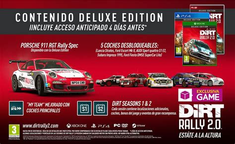 Dirt Rally 20 Deluxe Edition Exclusivo De Game Con Acceso Anticipado