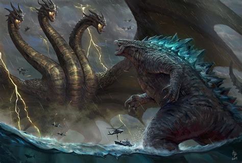 Monsters king godzilla the 2019. No photo description available. | Godzilla wallpaper ...