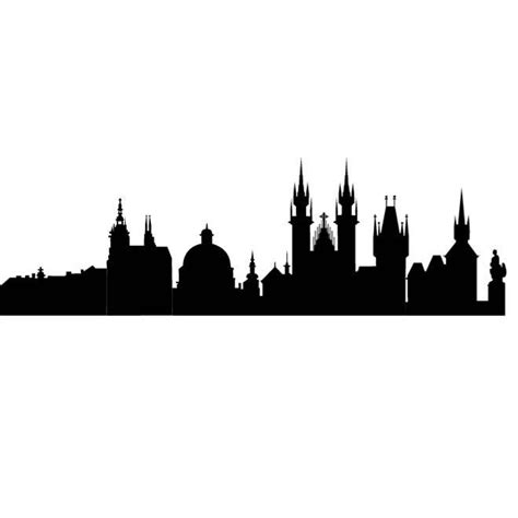 Prague City Silhouetteai Royalty Free Stock Svg Vector And Clip Art
