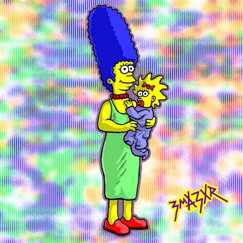 Marge And Maggie Simpson Thesimpson Thesimpsons