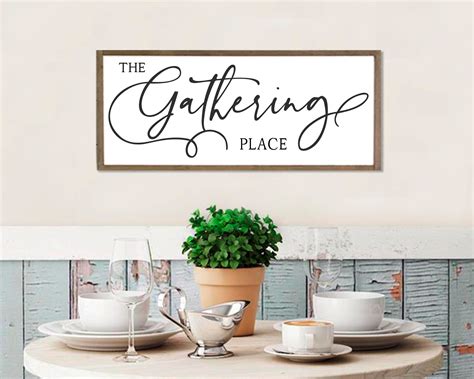 But the easiest, most affordable way to make over your dining space is to choose a complete dining set with a. This item is unavailable | Etsy | Large dining room, Family room wall decor, Dining room art