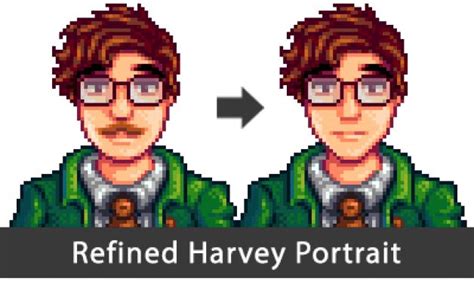 Harvey Mod Stardew Valley Pixel Art Pixel Characters