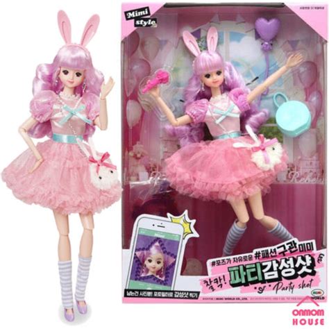 mimi world fashion mimi party shot korean barbie ball joint doll toy ebay