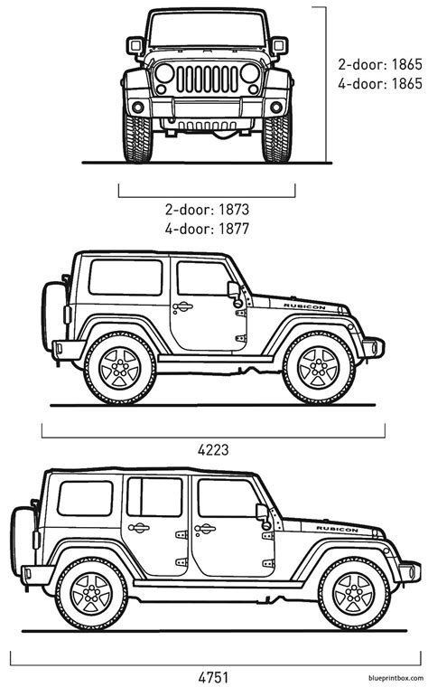 Length Of A 4 Door Jeep Wrangler Dreferenz Blog