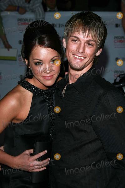 Photos And Pictures Kaci Brown And Aaron Carter Arriving At The 33rd Annual Peoples Choice