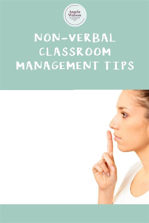 Non Verbal Classroom Management Tips Classroom Management Tips