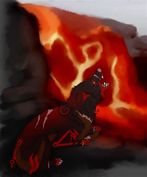 Max The Lava Wolf By Lxwingedwolfxl On Deviantart