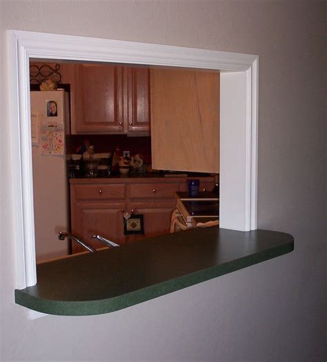 Pass Through Window With Bar Construction Kitchen Kitchen Remodel