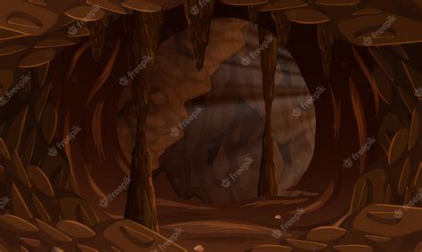 Introduce 58 Imagen Cartoon Cave Background Vn