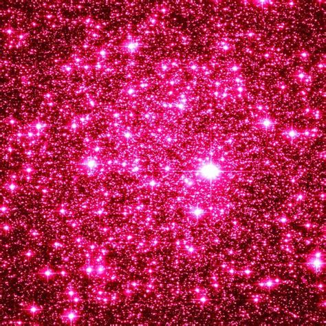 Hot Pink Glitter Galaxy Stars Pillow Sham By Vintageby Sweet In