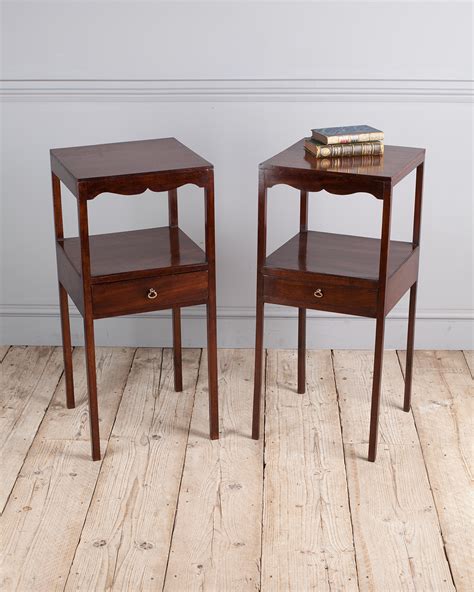 Pair Of Antique Bedside Tables Pair Of Antique Side Tables Pair Of