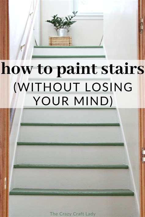 Stairs painted diy #ideas (stairs ideas) tags: Magnolia Green Painted Stairs - A DIY Staircase Makeover ...