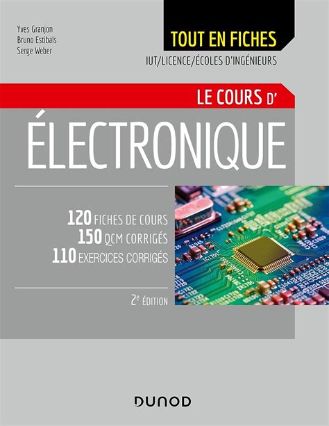 Electronique Le Cours 2e éd 120 Fiches De C 120 Fiches De Cours