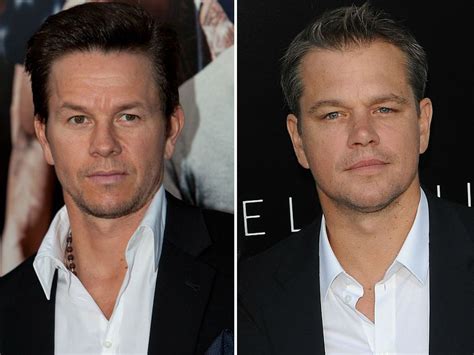 Yeh i think matt damon and donnie look like awsome brothers. Ups! Fans verwechseln Mark Wahlberg mit Matt Damon ...