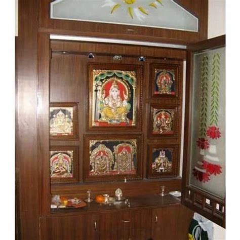 Wooden Pooja Room Cabinet Manufacturer From Bengaluru