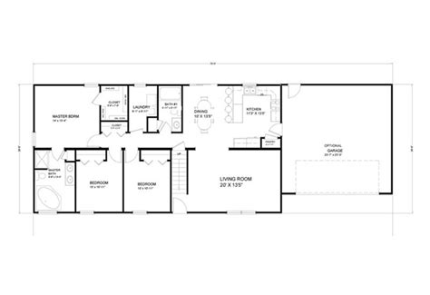 1501 To 1700 Sq Ft Ranch Floor Plans Advanced Systems Homes