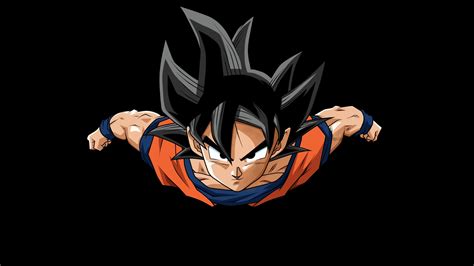 Download Goku Anime Boy Jump Artwork Wallpaper 1920x1080 Full Hd Hdtv Fhd 1080p