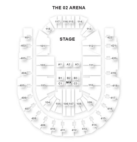 10 O2 Concert Seating Plan
