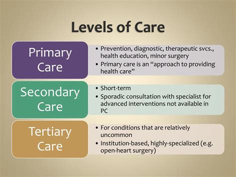 Concern and propose strategies to transform primary health care system in malaysia and fulfil the promise of the astana declaration. PPT - Chapter 7: Outpatient Services and Primary Care ...