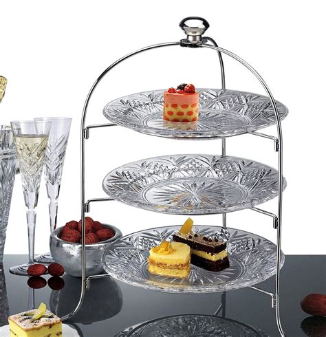 tier  serving platter  tiered cake tray stand