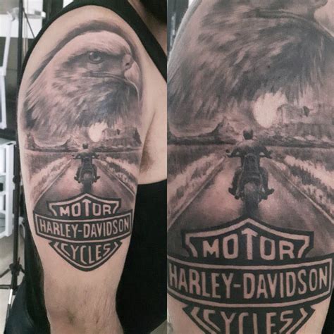 95 Adventurous Harley Davidson Tattoos