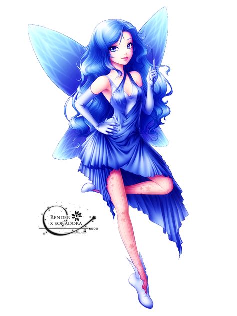 Blue Fairyartanimefada Anime Art Blue Fairy