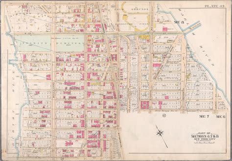 Plate 43 Waterfront And 150th St Area 1897 Old Street Map Reprint