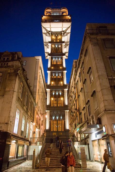 Portugals Spectacular Santa Justa Lift Takes Elevators Up A Level