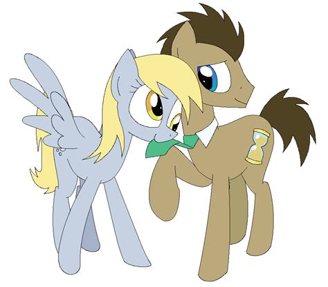 Derpy And Doctor Whooves By Hyolark On Deviantart