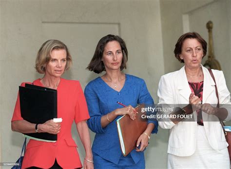 ségolène royal french socialist minister at the ministry of news photo getty images