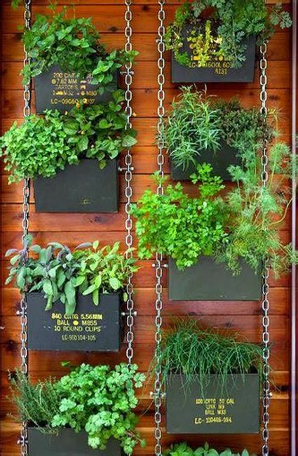 Vertical Herb Garden For The Outdoors Backyards Click