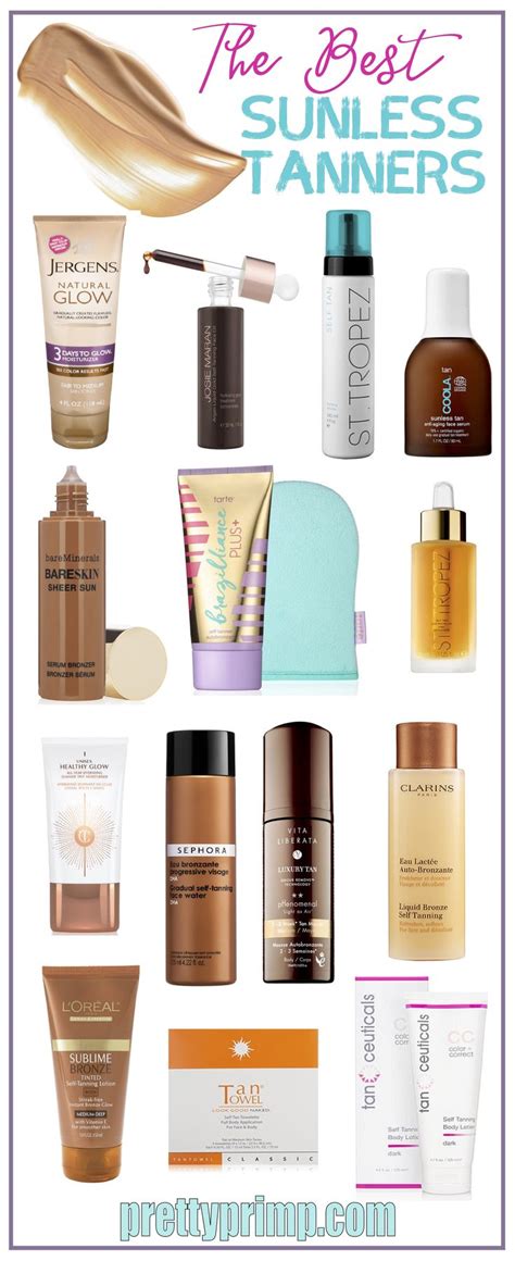 10 best sunless tanners for face and body to give a natural looking glow best sunless tanner