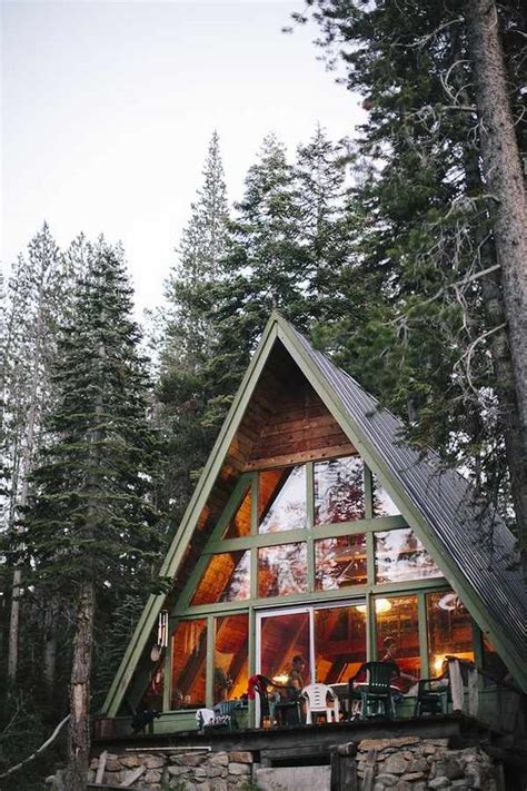 A Frame Cabin Design Modern Tiny House Ideas