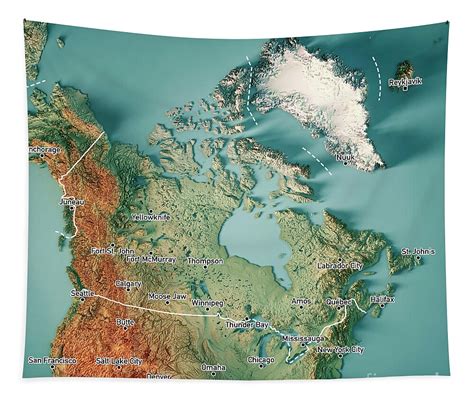 Topographic Map Of Canada Get Map Update
