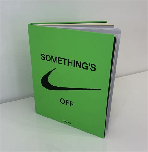 Home Taschen Nike X Virgil Abloh Icons Somethings Off Book The