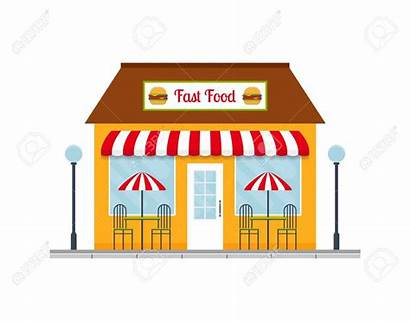 Restaurant Fast Clipart Icon Building Clipground Station