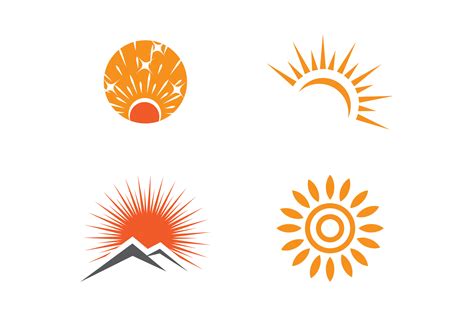 Sun Vector Illustration Logo Graphic By Redgraphic · Creative Fabrica